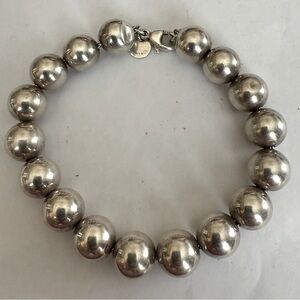 TIFFANY & Co Sterling Bead Bracelet
